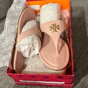 Like New Tory Burch Pink Jolie Sandals